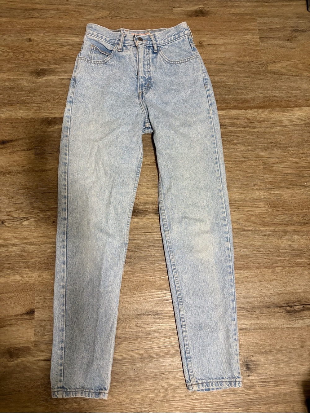 GUESS Light Wash High-Rise Jeans - Light Blue